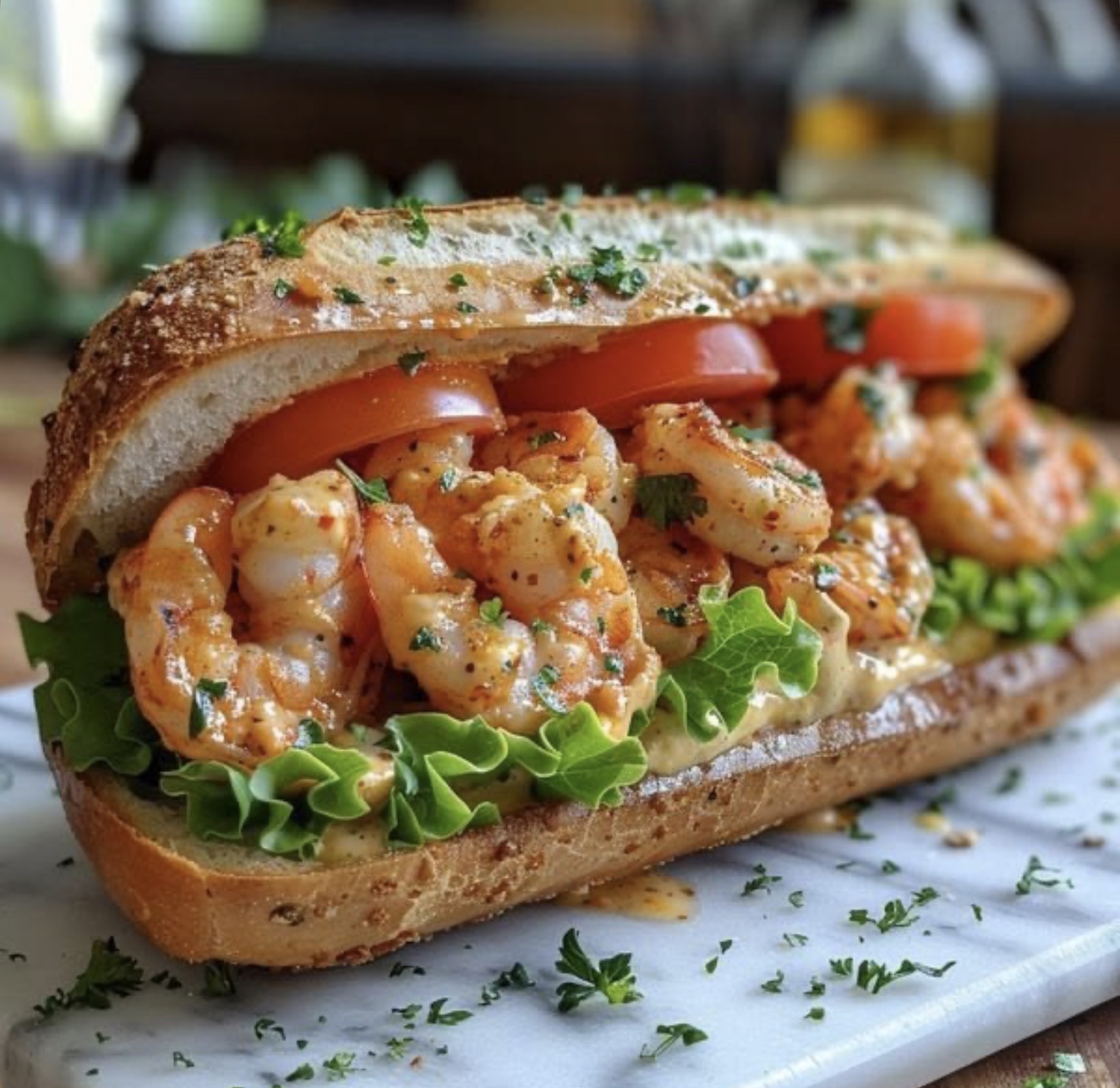 Shrimp Sandwich