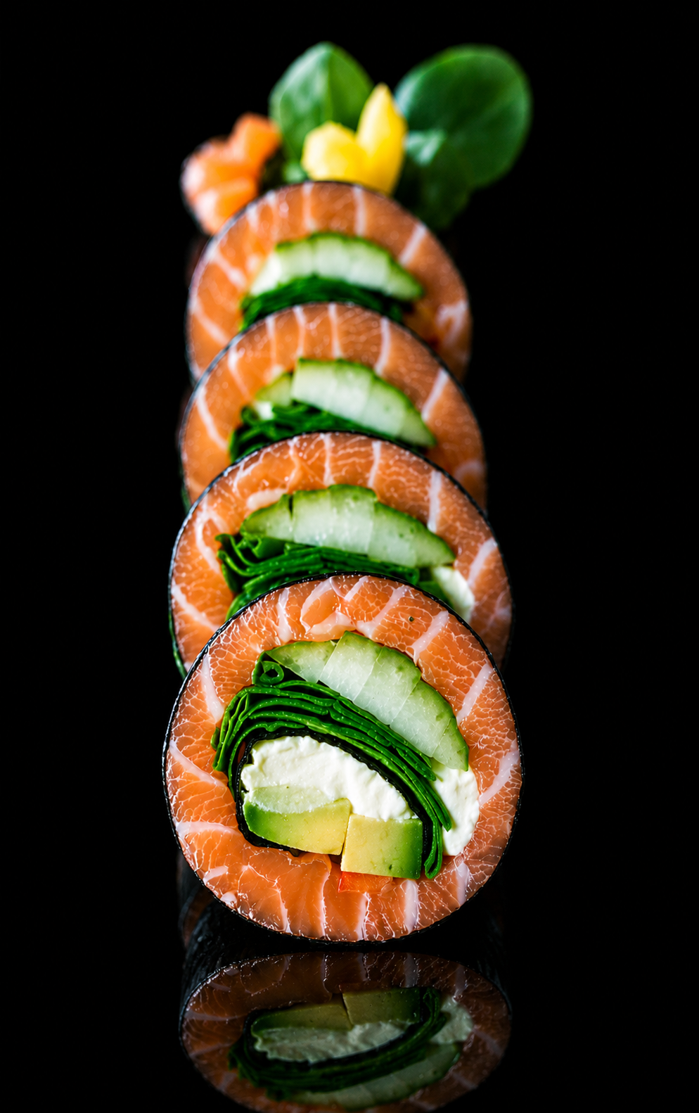 Salmon Keto roll