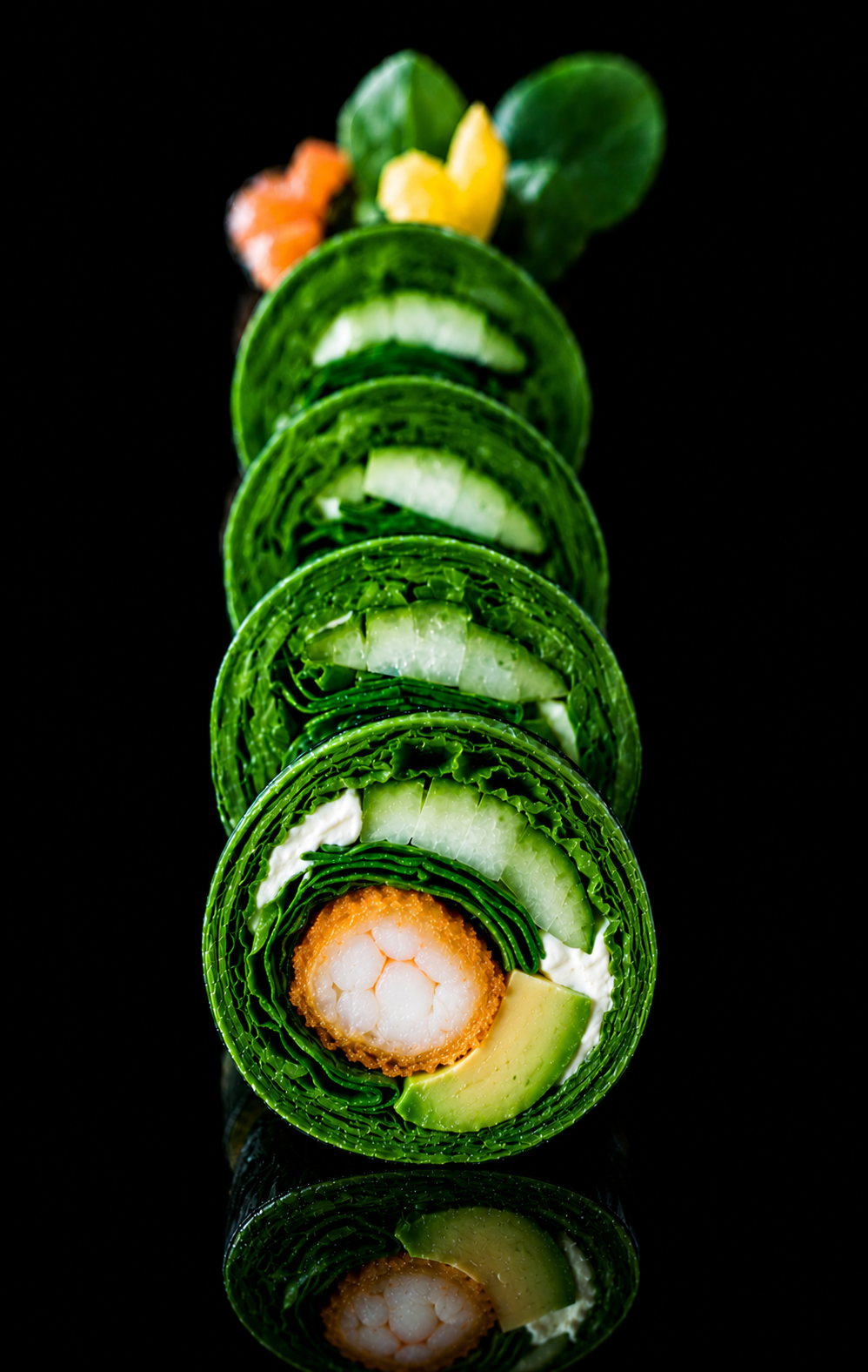 Crunchy Shrimp Keto roll